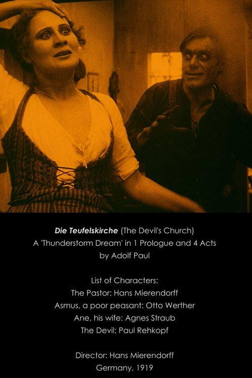 The Devil's Church 1919 official movie poster