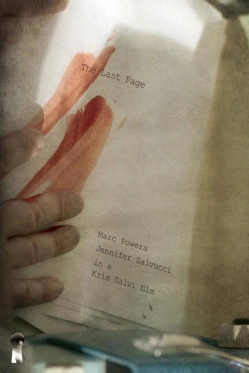 The Last Page 2026 official movie poster