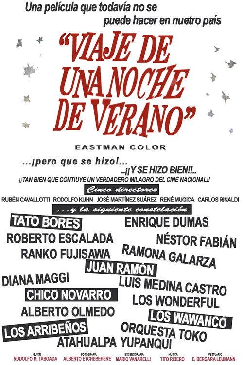 Viaje de una noche de verano 1965 official movie poster