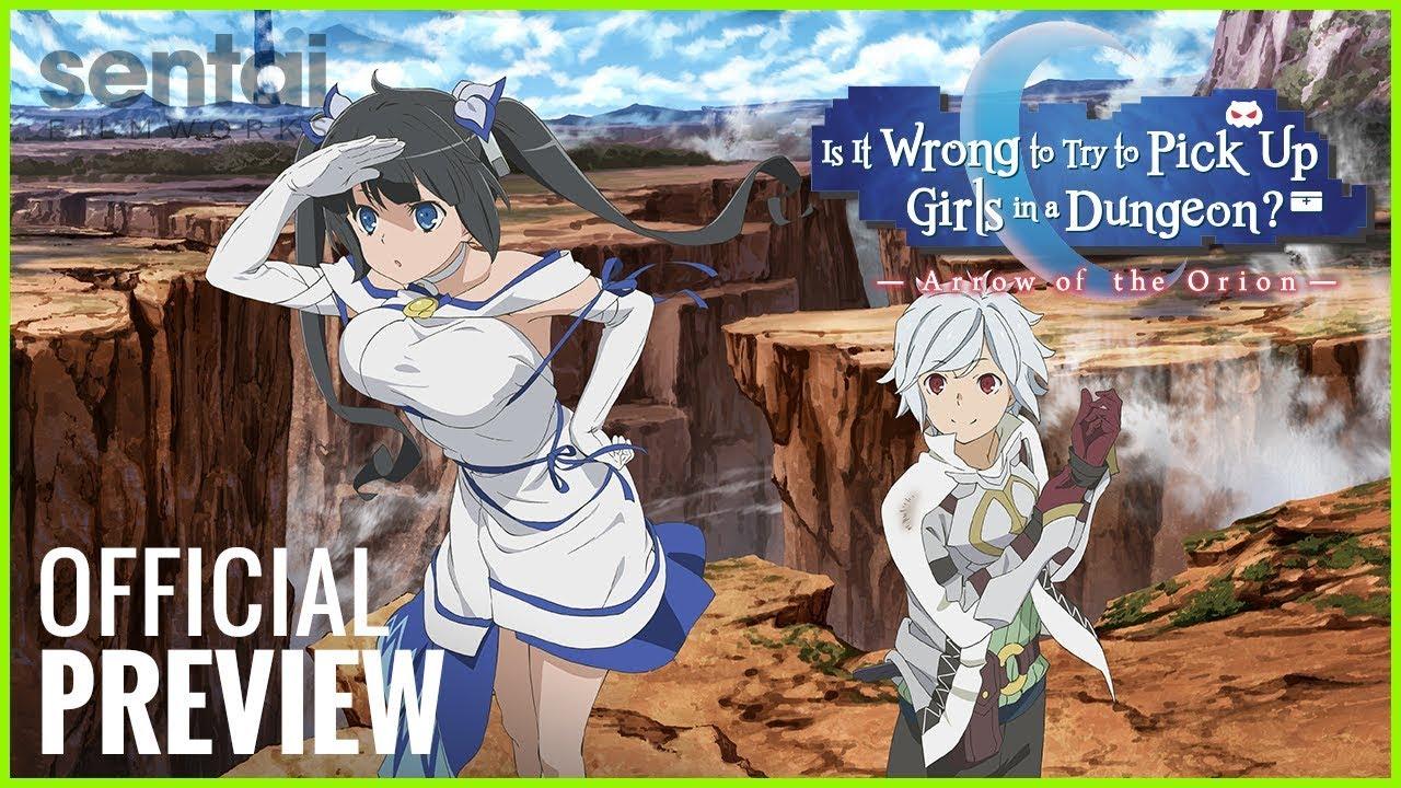 Is It Wrong to Try to Pick Up Girls in a Dungeon?: Arrow of the Orion Trailer