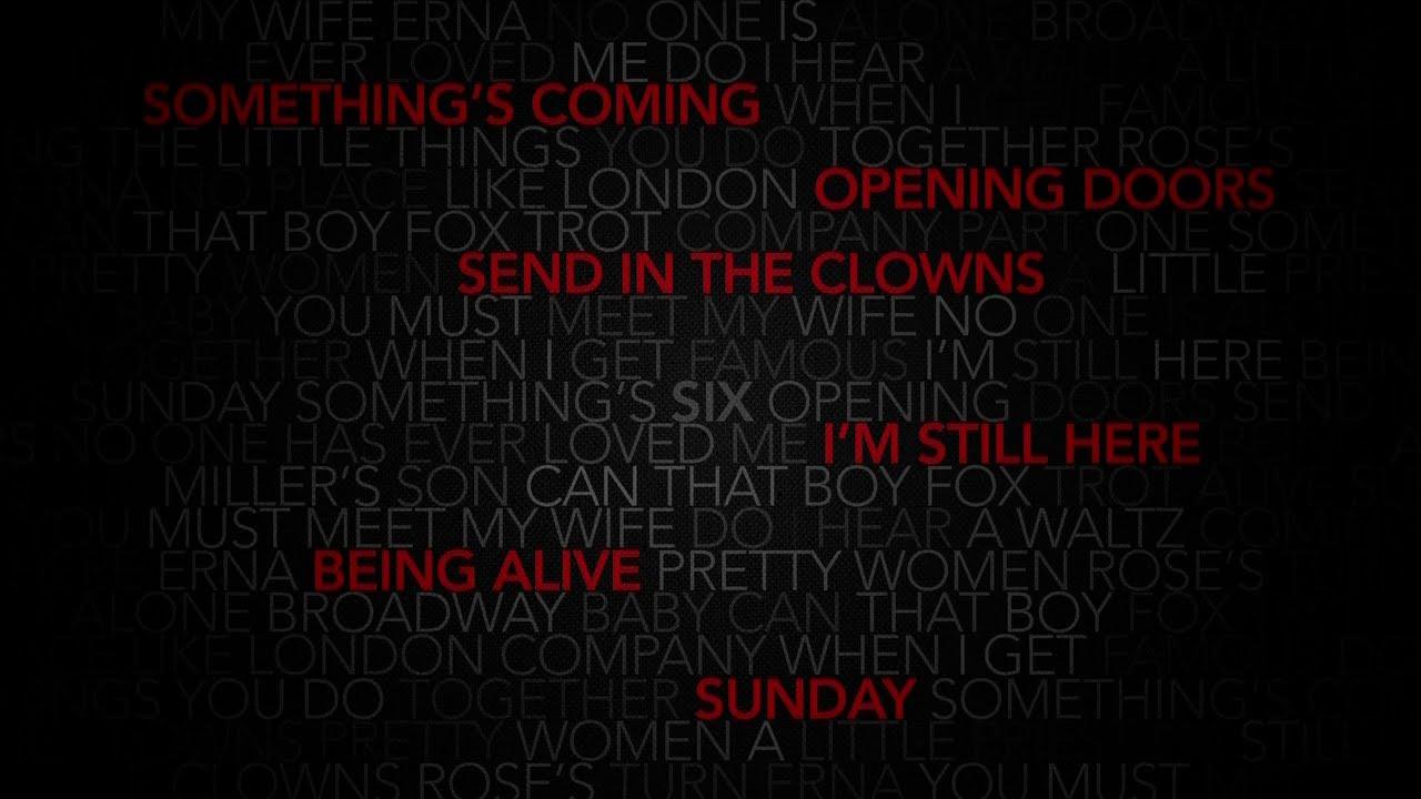 Six by Sondheim Trailer