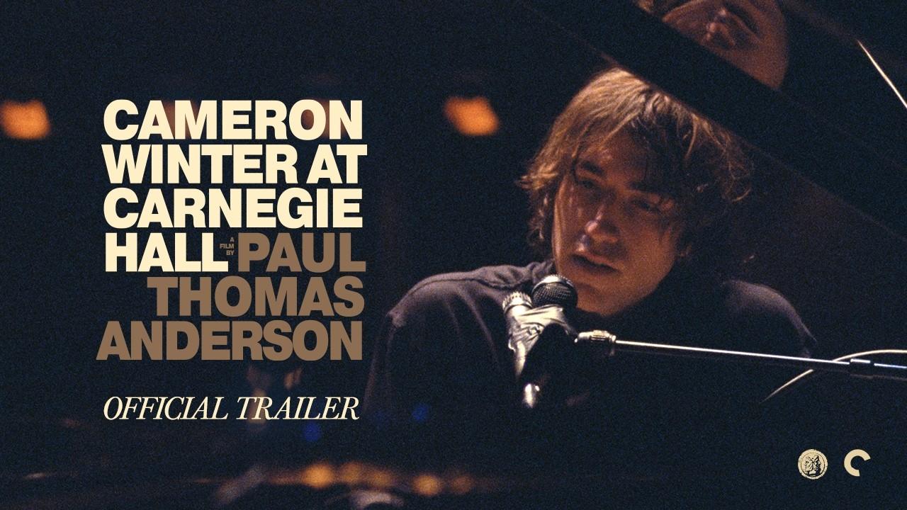 Cameron Winter at Carnegie Hall Trailer