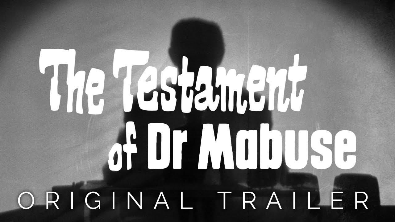 The Testament of Dr. Mabuse Trailer