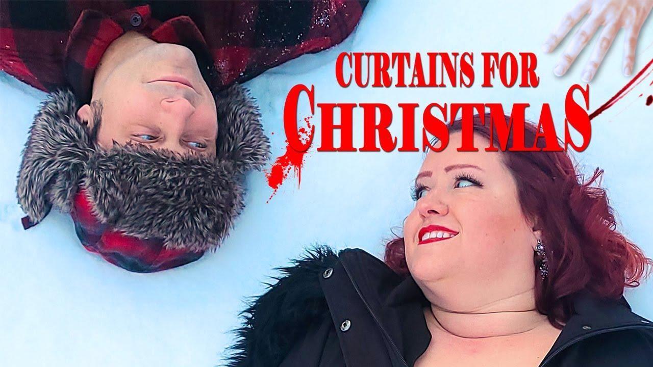 Curtains for Christmas Trailer