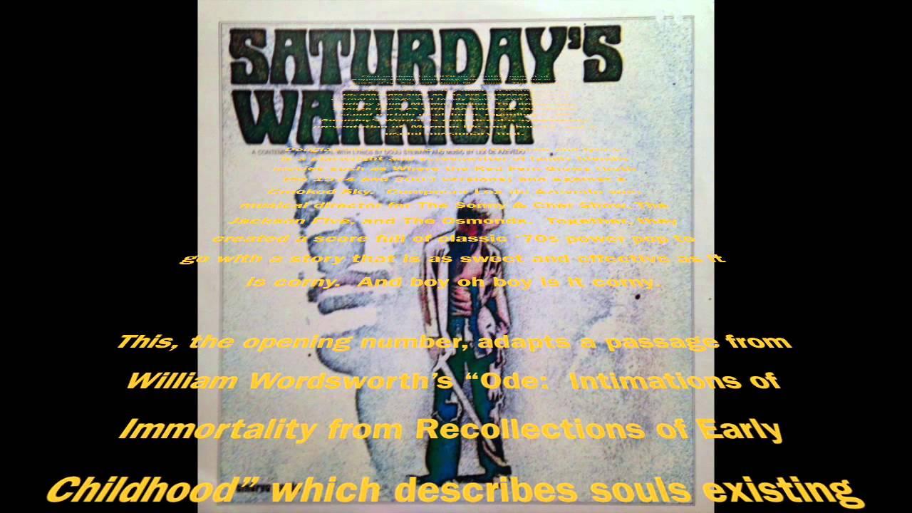 Saturday's Warrior Trailer