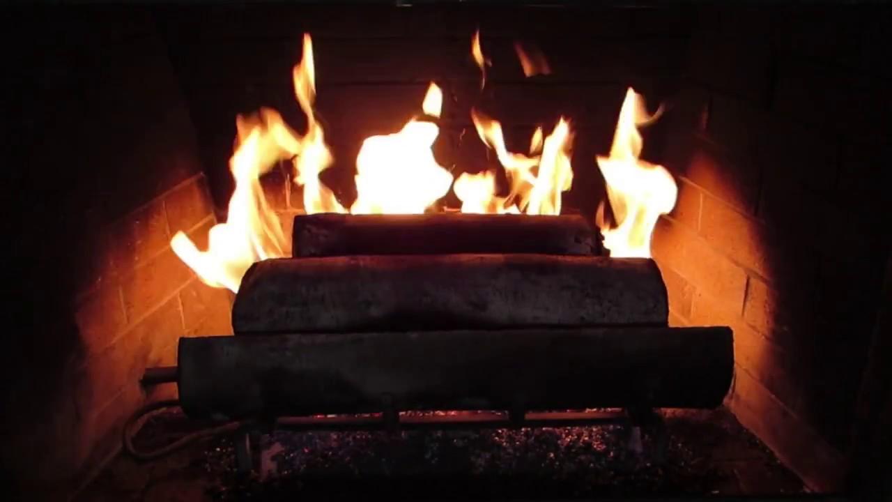 Yule Log with Christmas Music and Loud Family Fighting Trailer