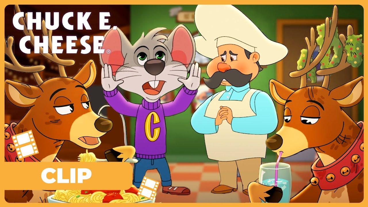 A Chuck E. Cheese Christmas Trailer