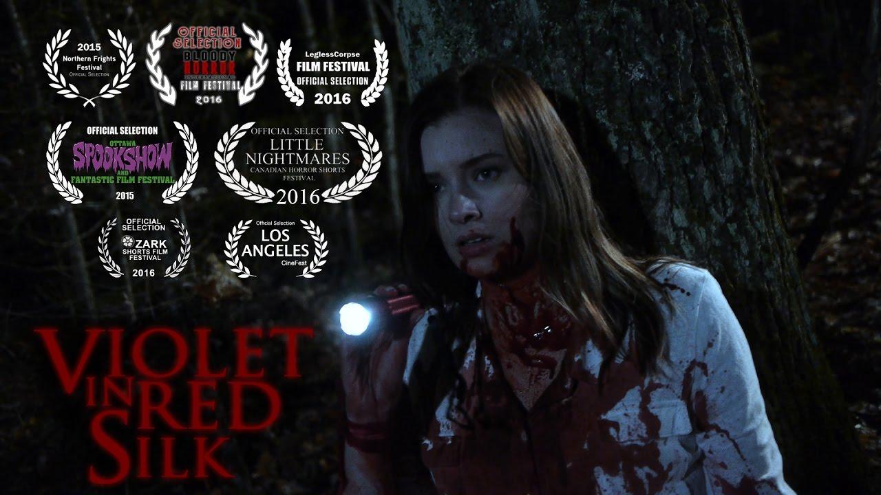 Violet in Red Silk Trailer