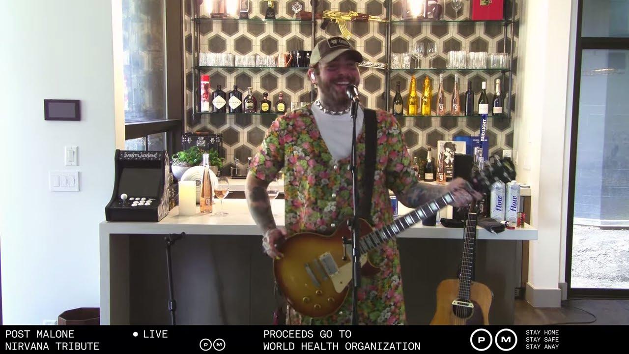 Post Malone Nirvana Tribute Livestream Trailer