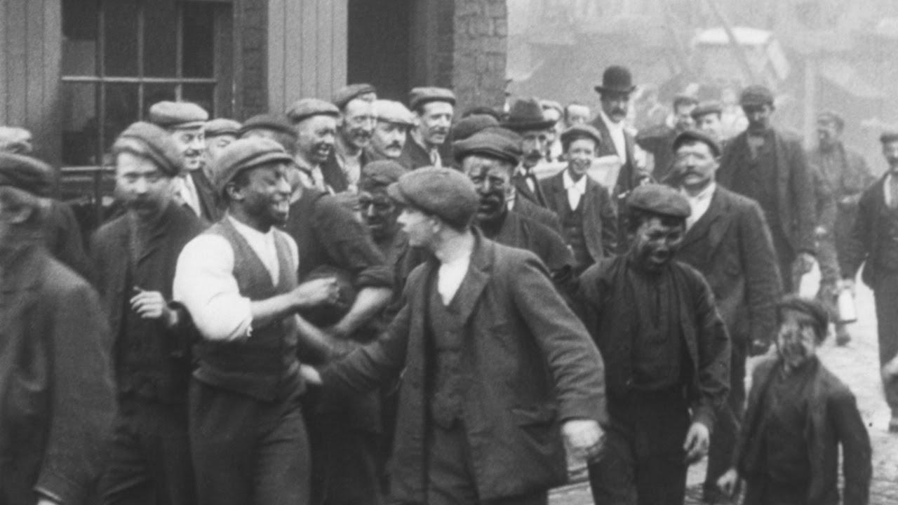 Miners Leaving Pendlebury Colliery Trailer