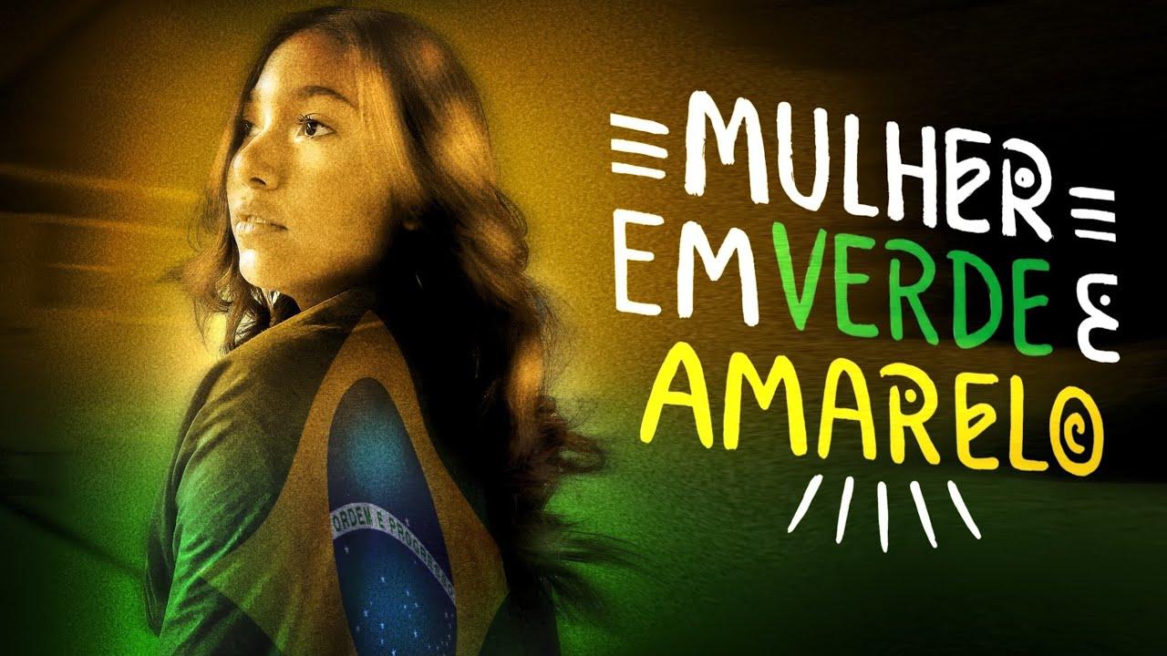 Woman in Green and Yellow Trailer