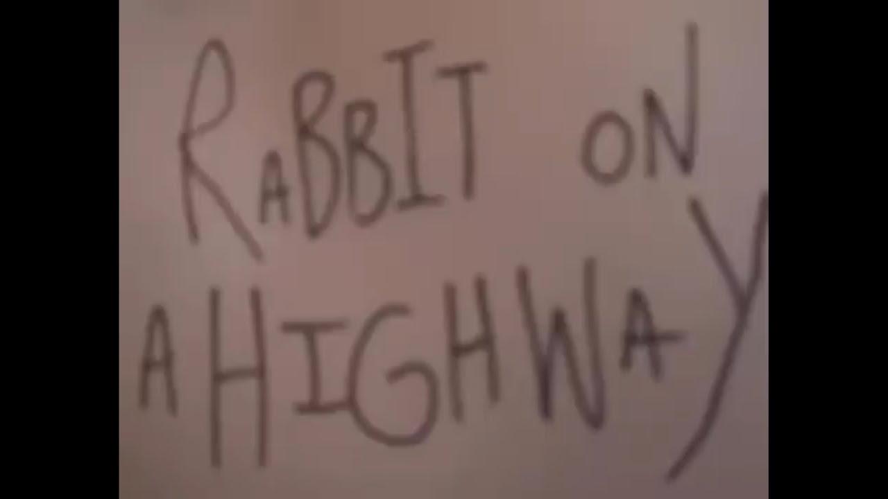 Rabbit on a Highway Trailer