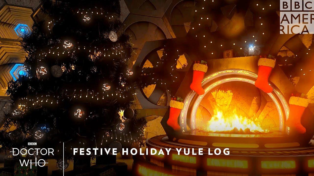 Doctor Who Festive Yule Log Trailer