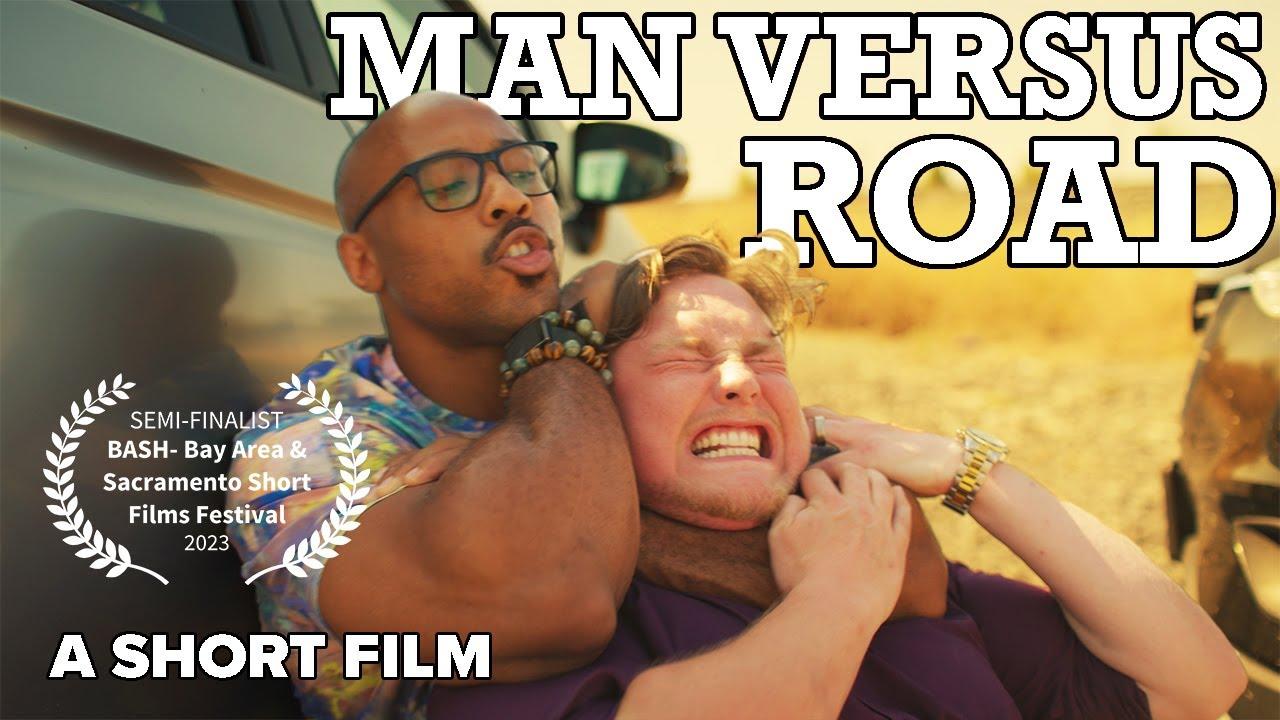 Man Versus Road Trailer
