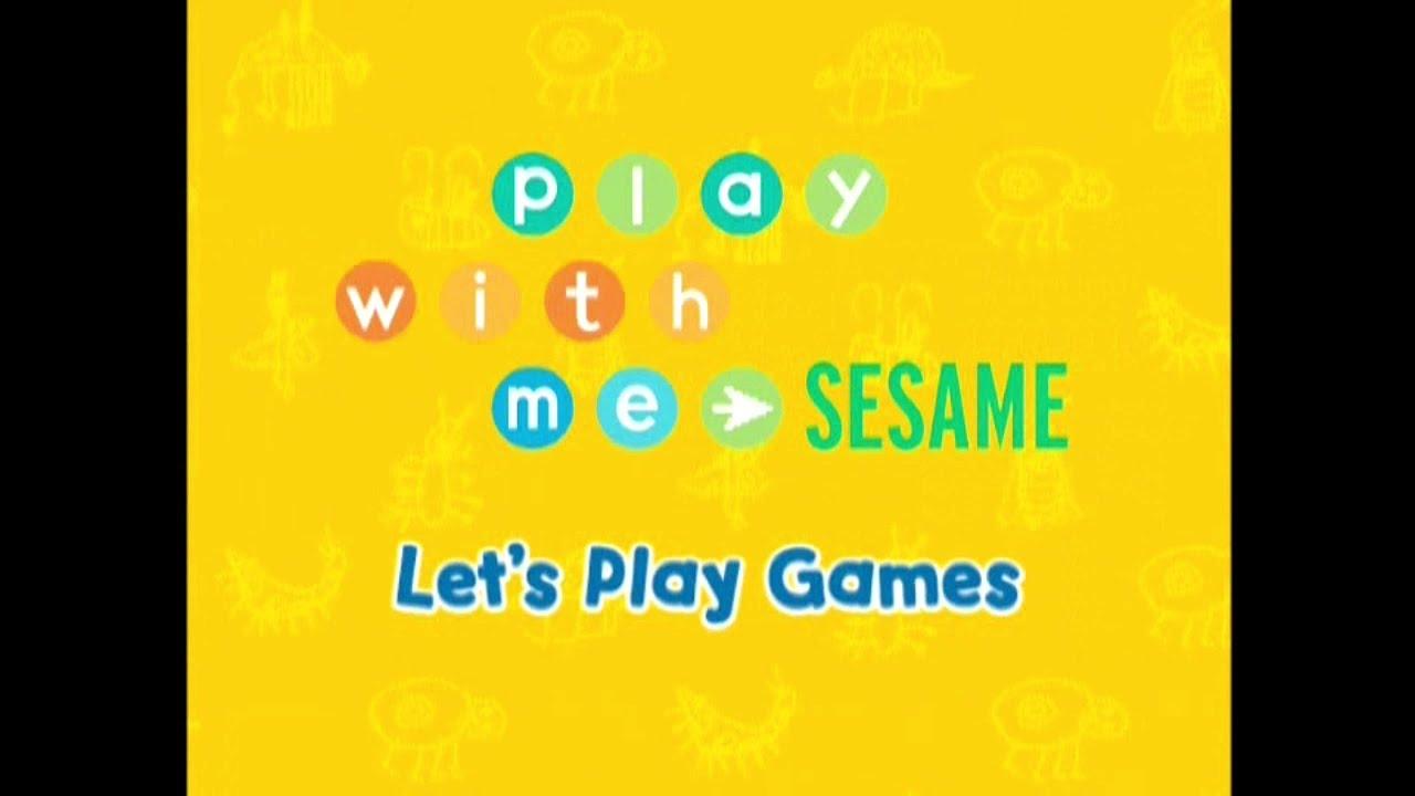 Sesame Street: Play with Me Sesame: Let's Play Games Trailer