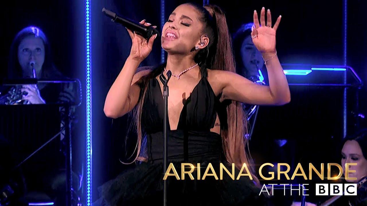 Ariana Grande at the BBC Trailer