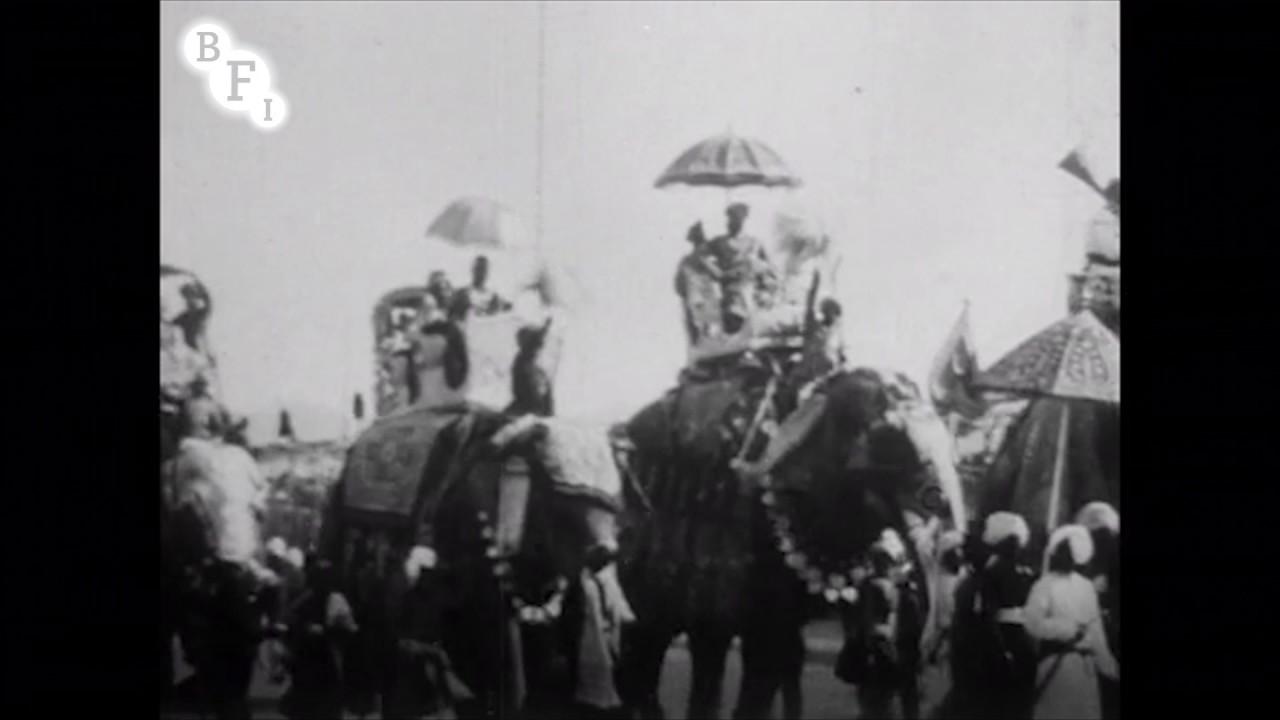 Procession of Elephants with Howdahs - India Trailer