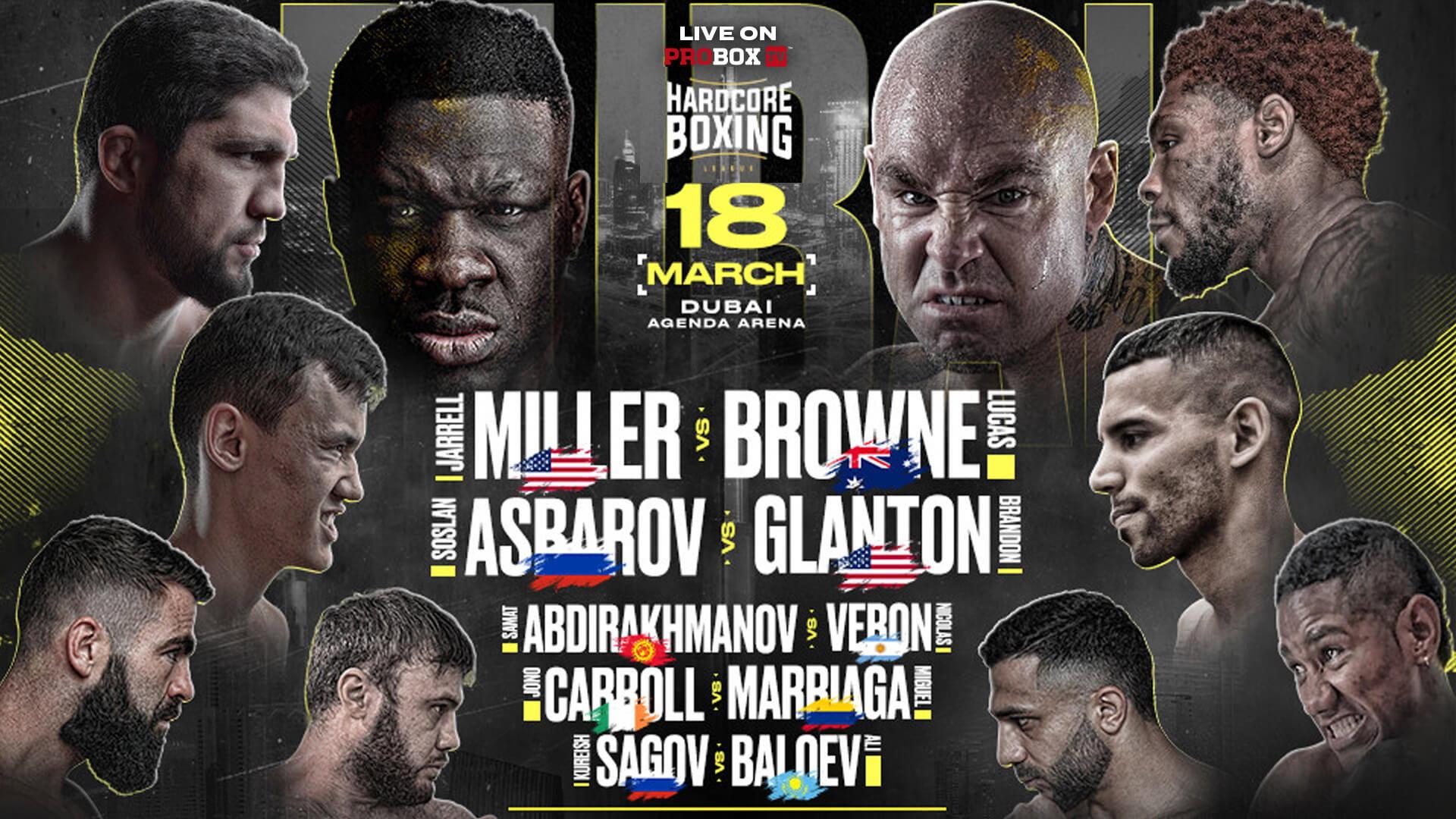 Jarrell Miller vs. Lucas Browne 2023 movie scene