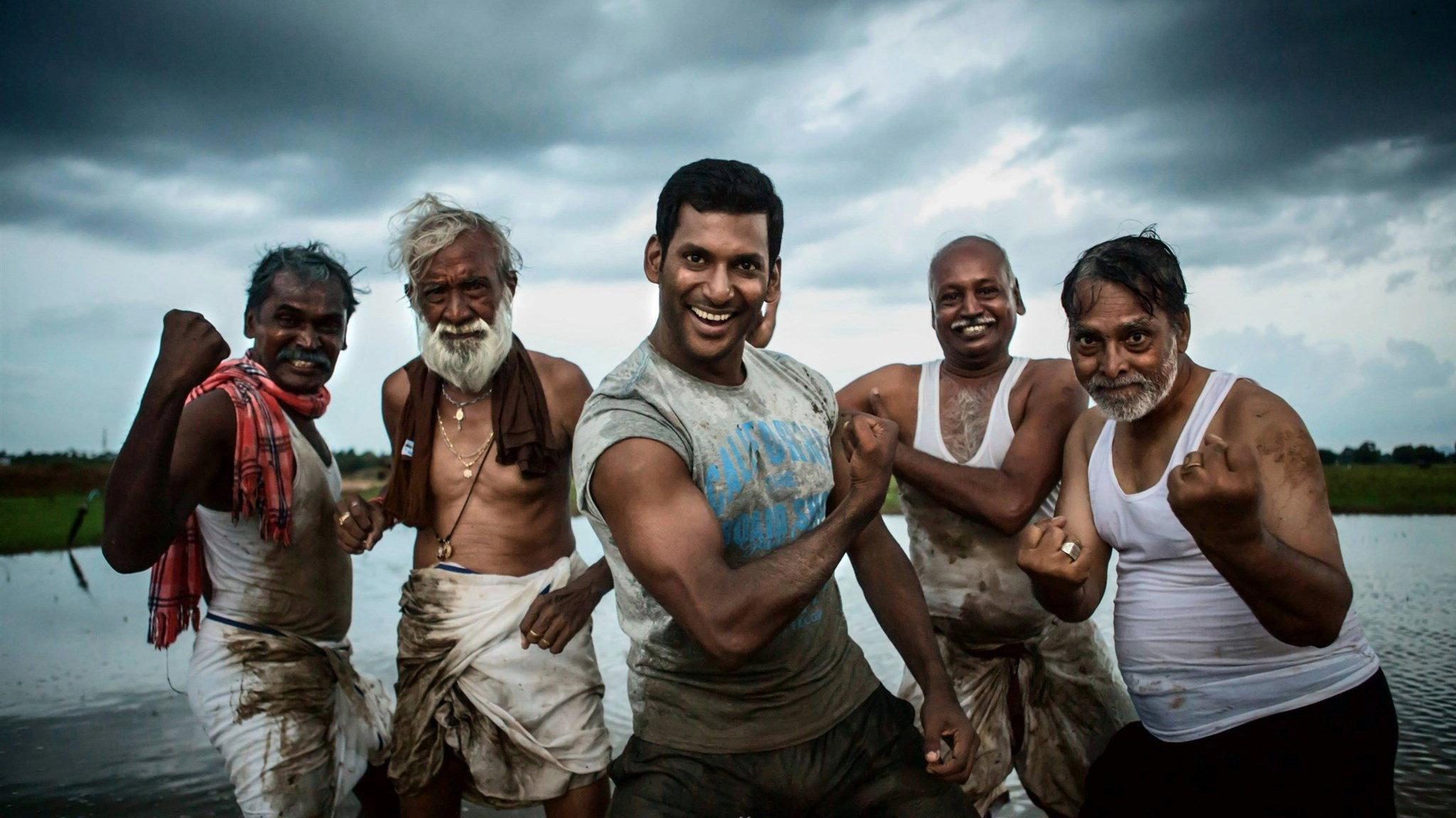 Irumbu Thirai 2018 movie scene