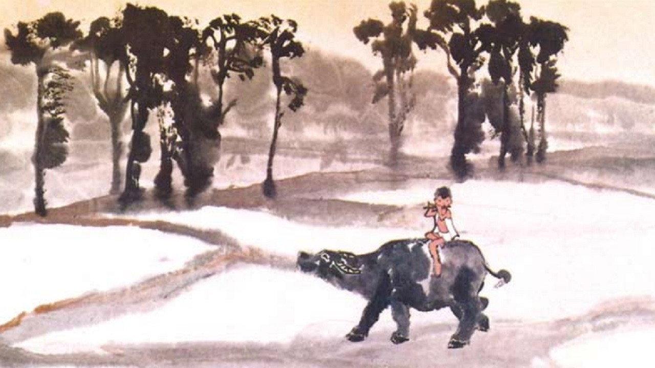 The Buffalo Boy and His Flute 1963 movie scene