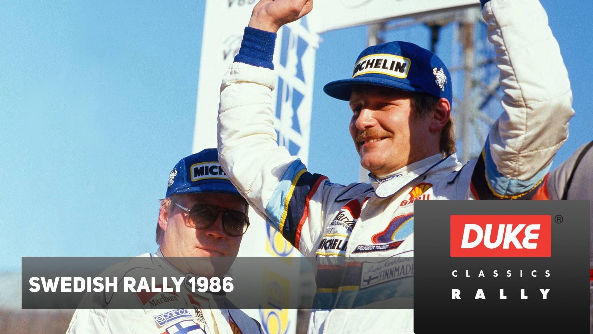 Rally Sweden 1986 1986 movie scene