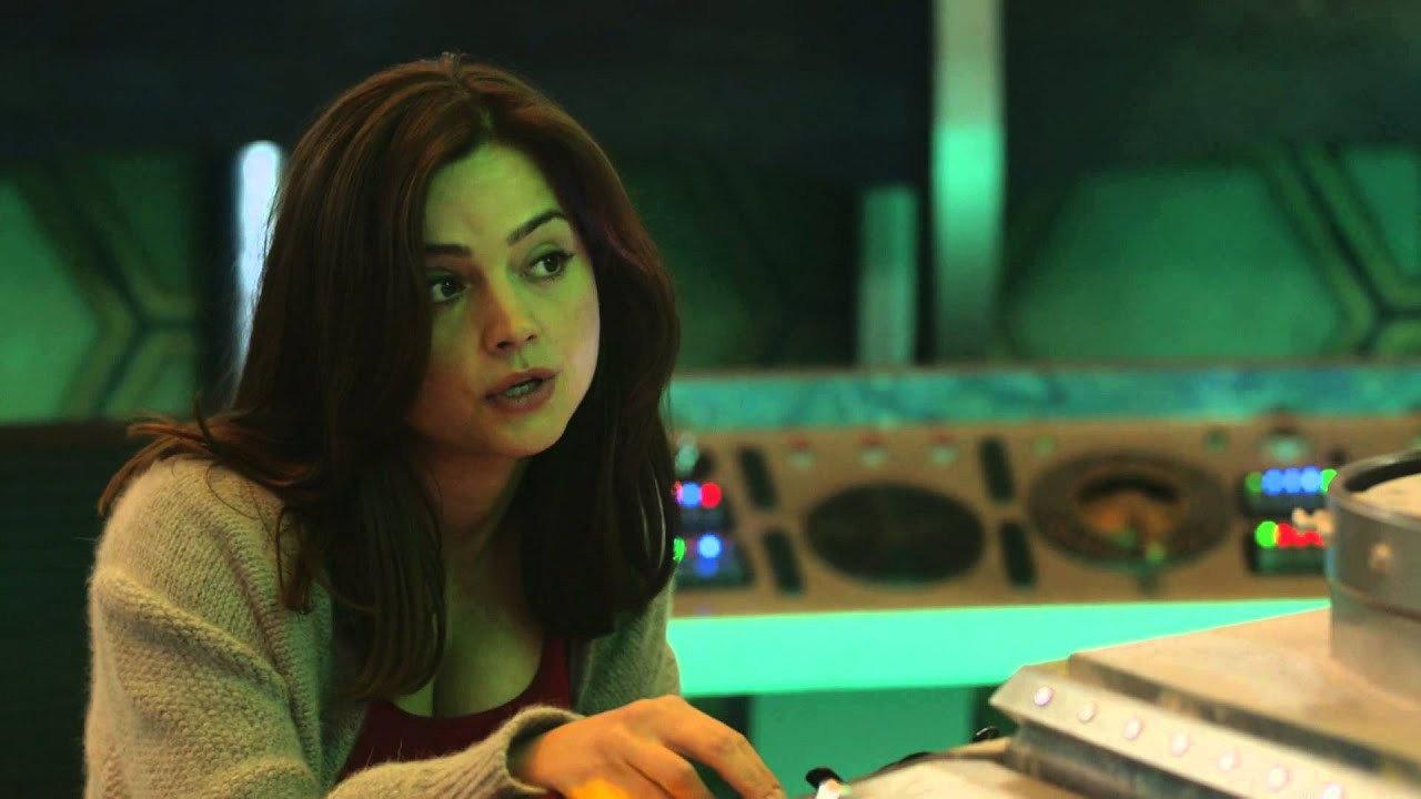 Doctor Who: Clara and the TARDIS 2013 movie scene