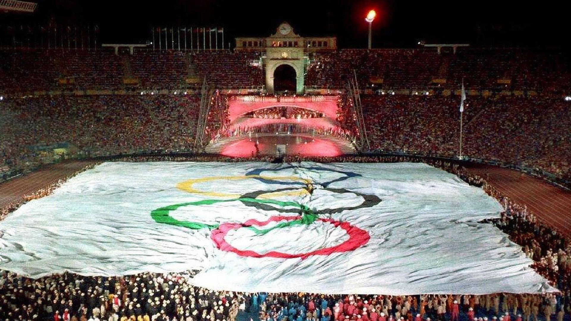 Barcelona '92 Olympic Games Inauguration Ceremony 1992 movie scene