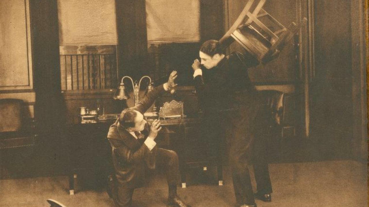 The Call of His People 1921 movie scene