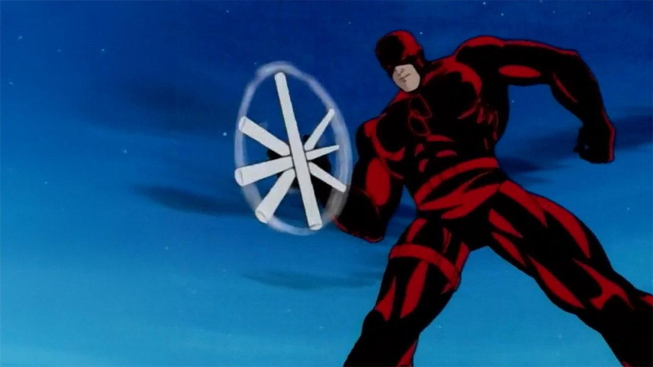 Daredevil vs. Spider-Man 2003 movie scene