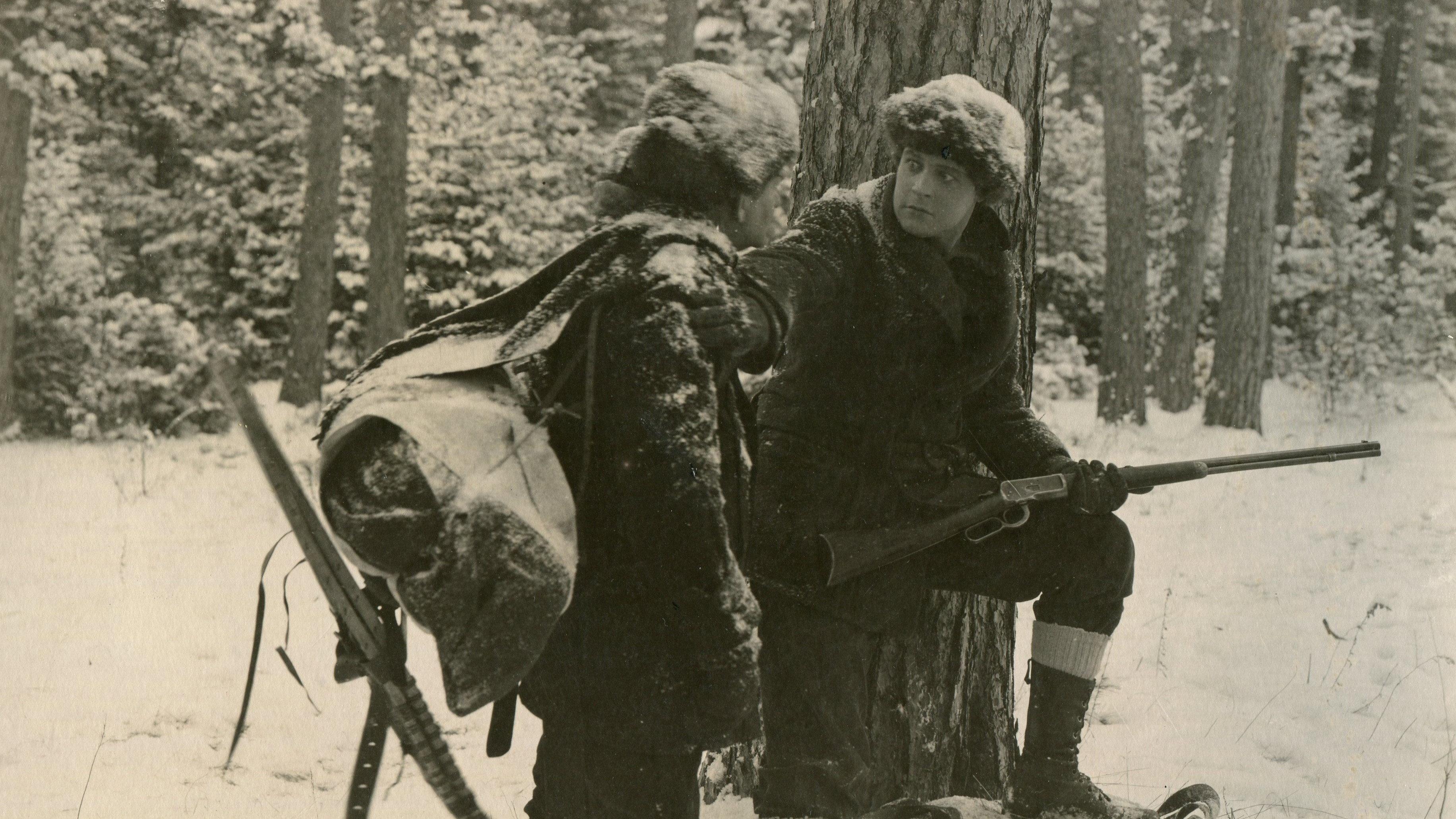 The Avenging Trail 1917 movie scene