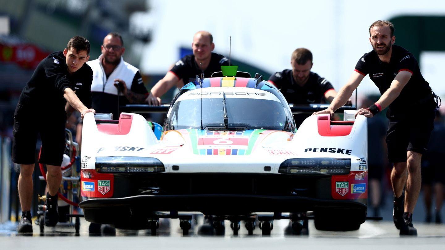 Racing With Giants: Porsche at Le Mans 2023 movie scene