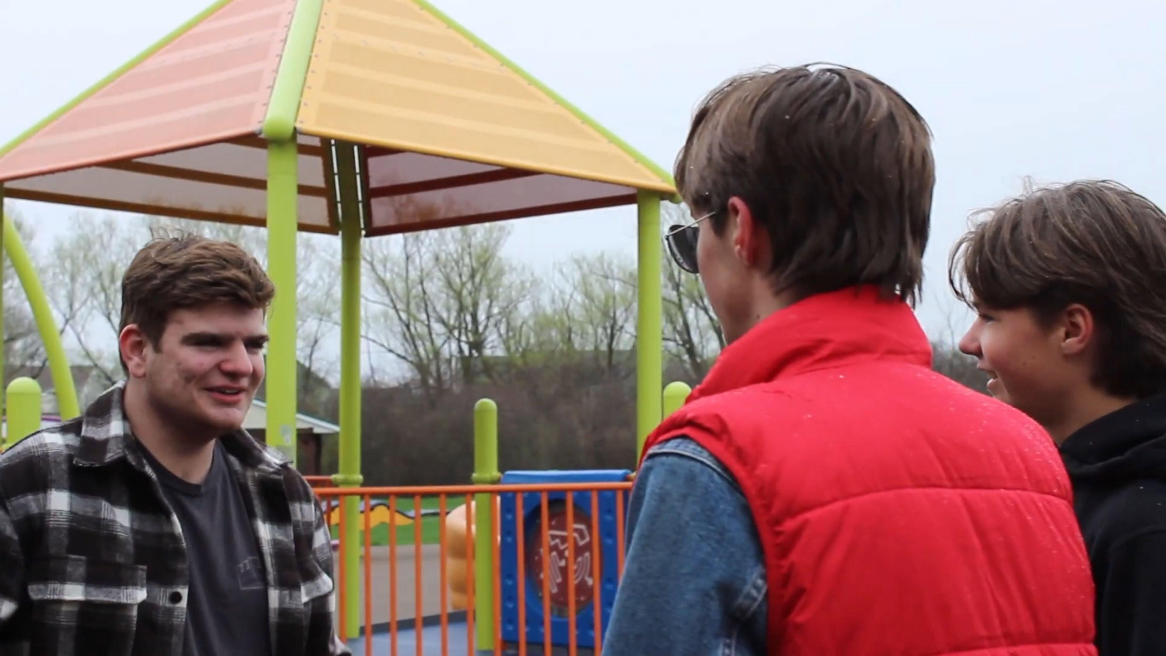 Colin Pinzel and Jackson Tower's VEX Bot Time Machine movie scene