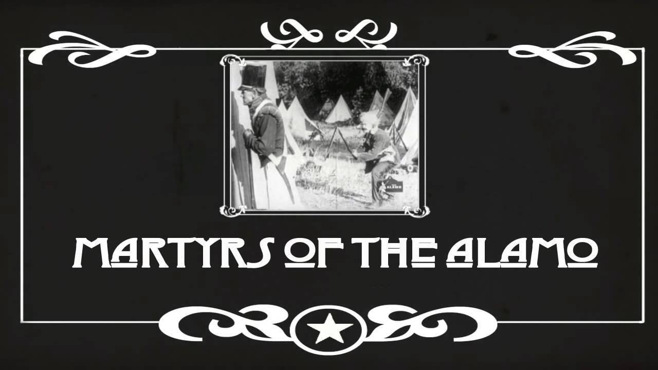 Martyrs of the Alamo 1915 movie scene