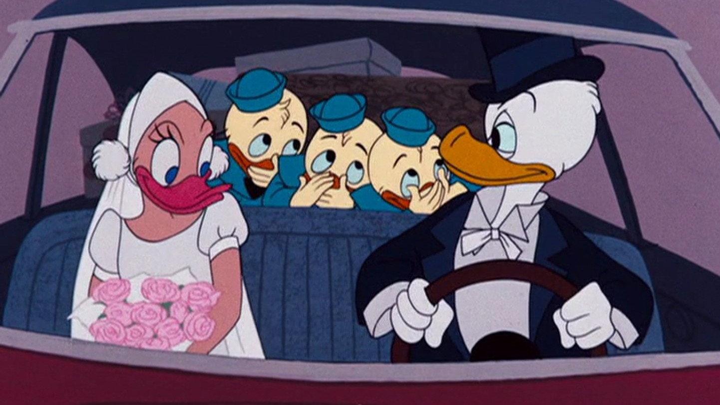 Donald's Diary 1954 movie scene