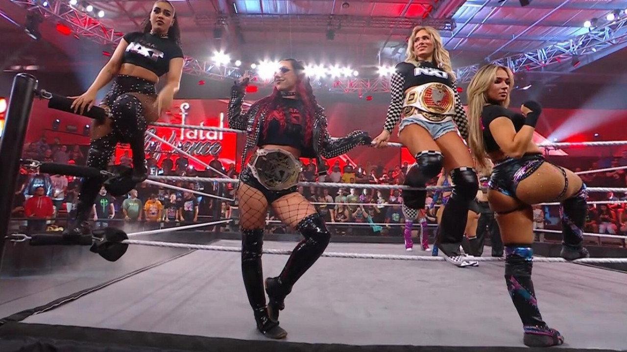 NXT vs. TNA Showdown 2025 movie scene