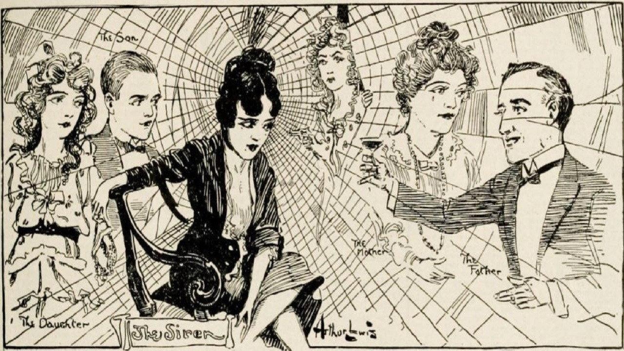 The Battle of the Sexes 1914 movie scene