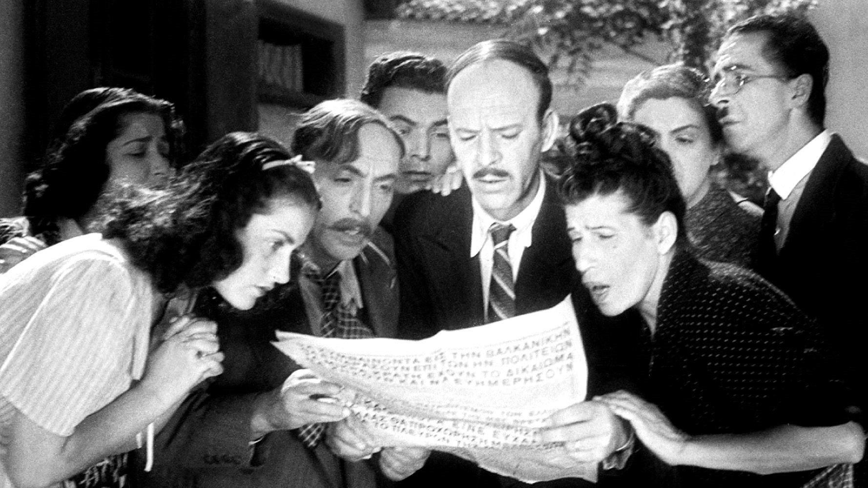 The Germans Strike Again 1948 movie scene