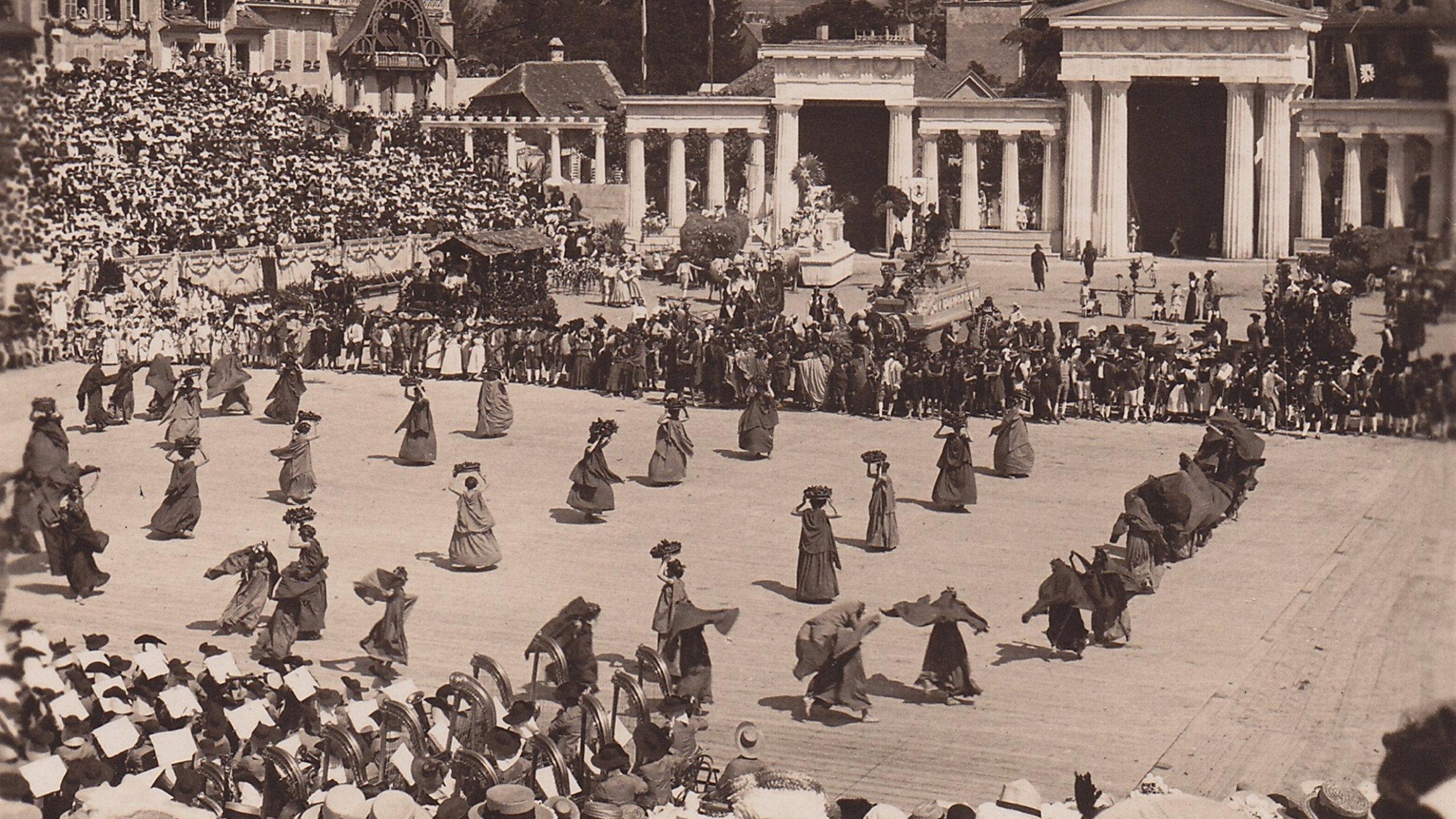 The Vintner's Festival - Vevey 1905 1905 movie scene