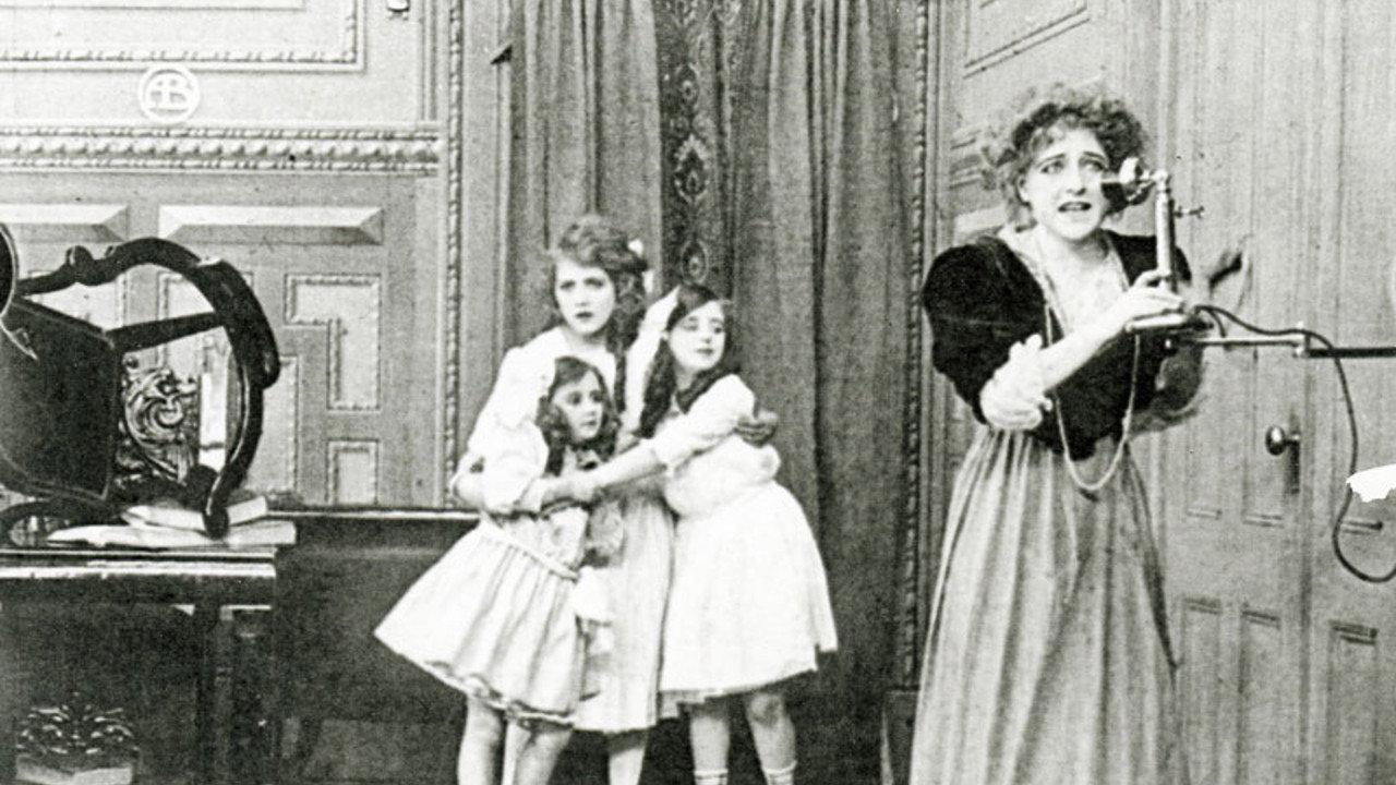 The Lonely Villa 1909 movie scene