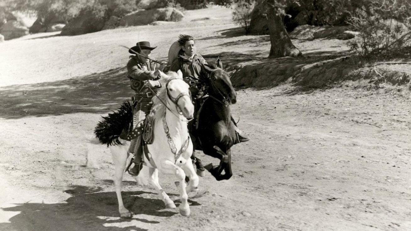 Roll, Thunder, Roll! 1949 movie scene