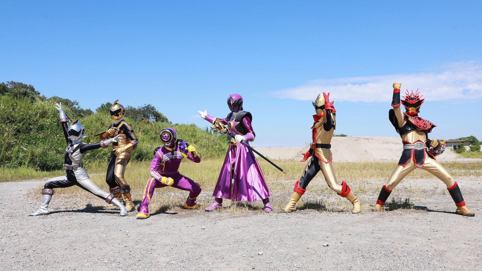 Bakuage Sentai Boonboomger formation lap: Settlers of the Galaxy 2025 movie scene