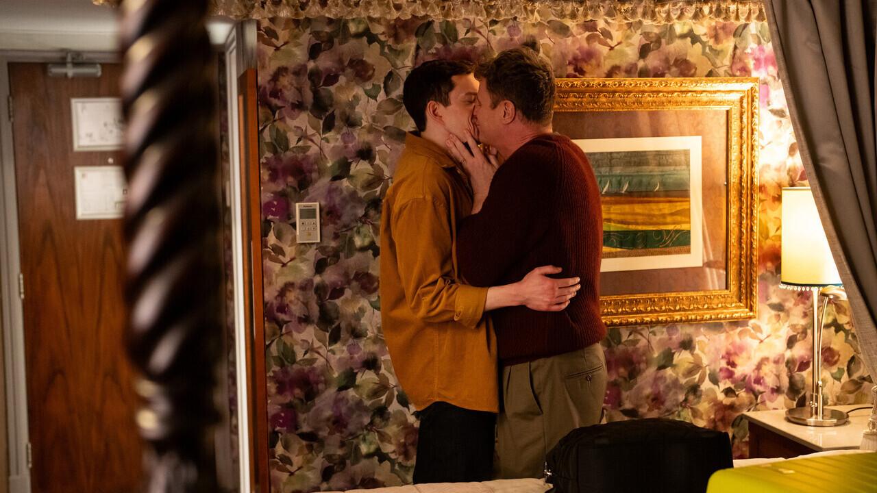 Romance is Dad 2025 movie scene