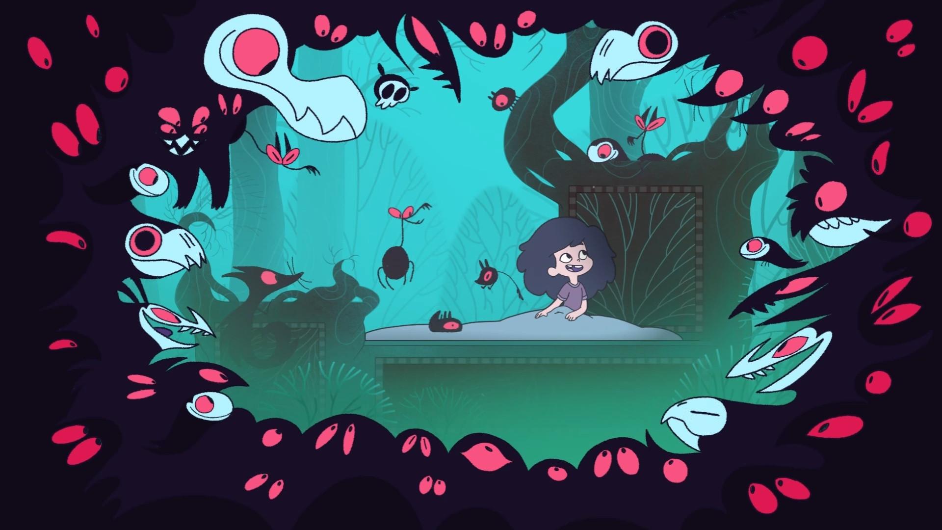 Dark Dark Woods 2017 movie scene