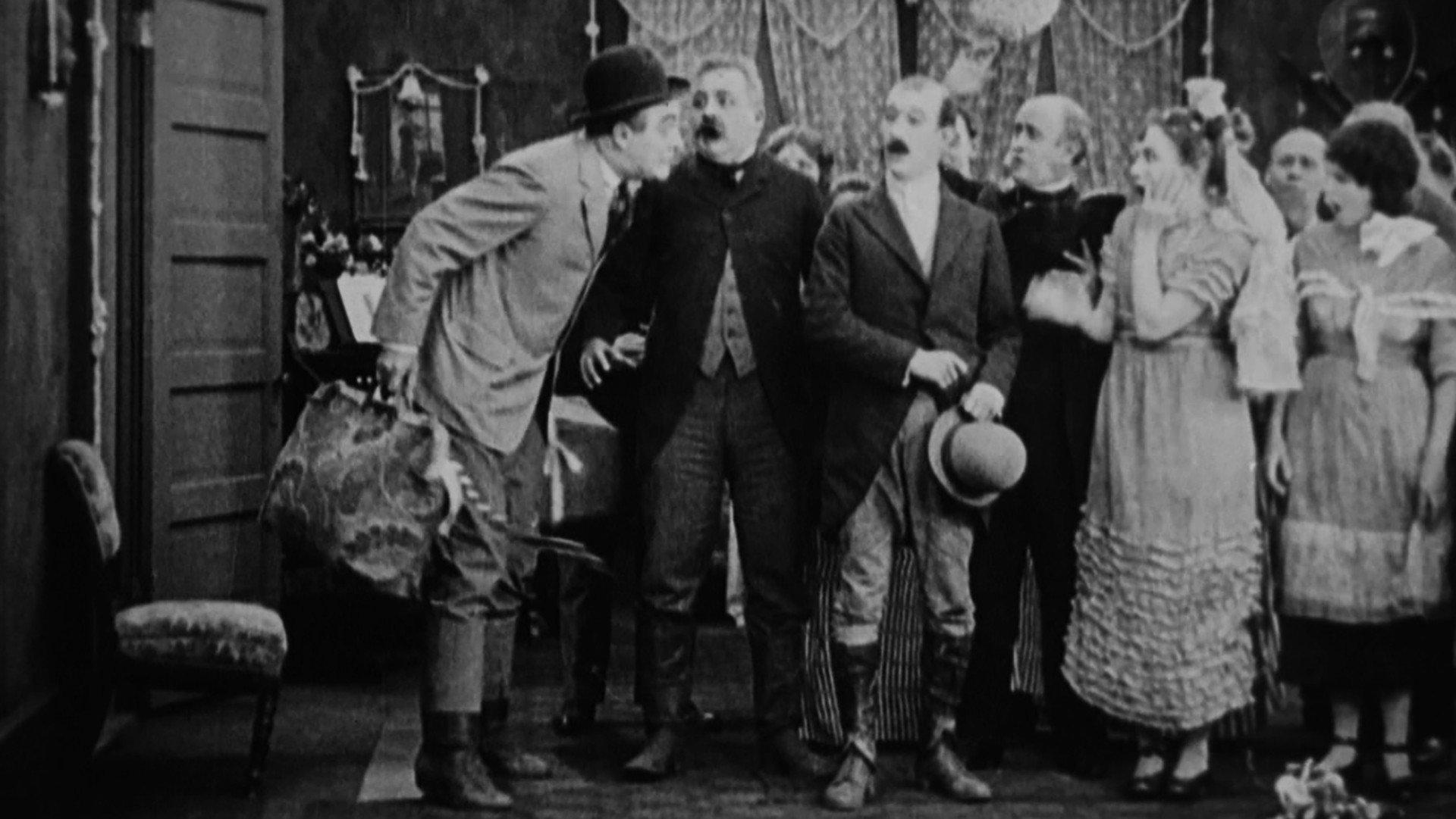 Down on the Farm 1920 movie scene