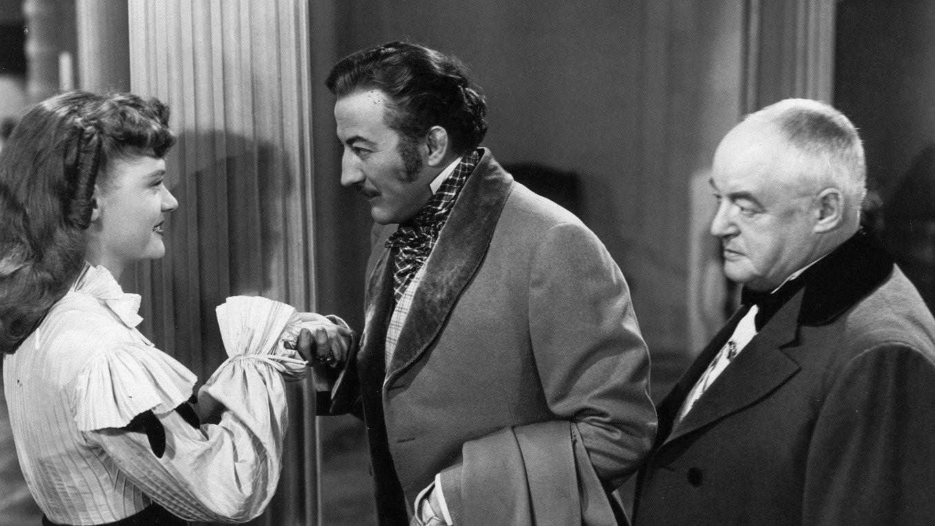 The Woman in White 1948 movie scene
