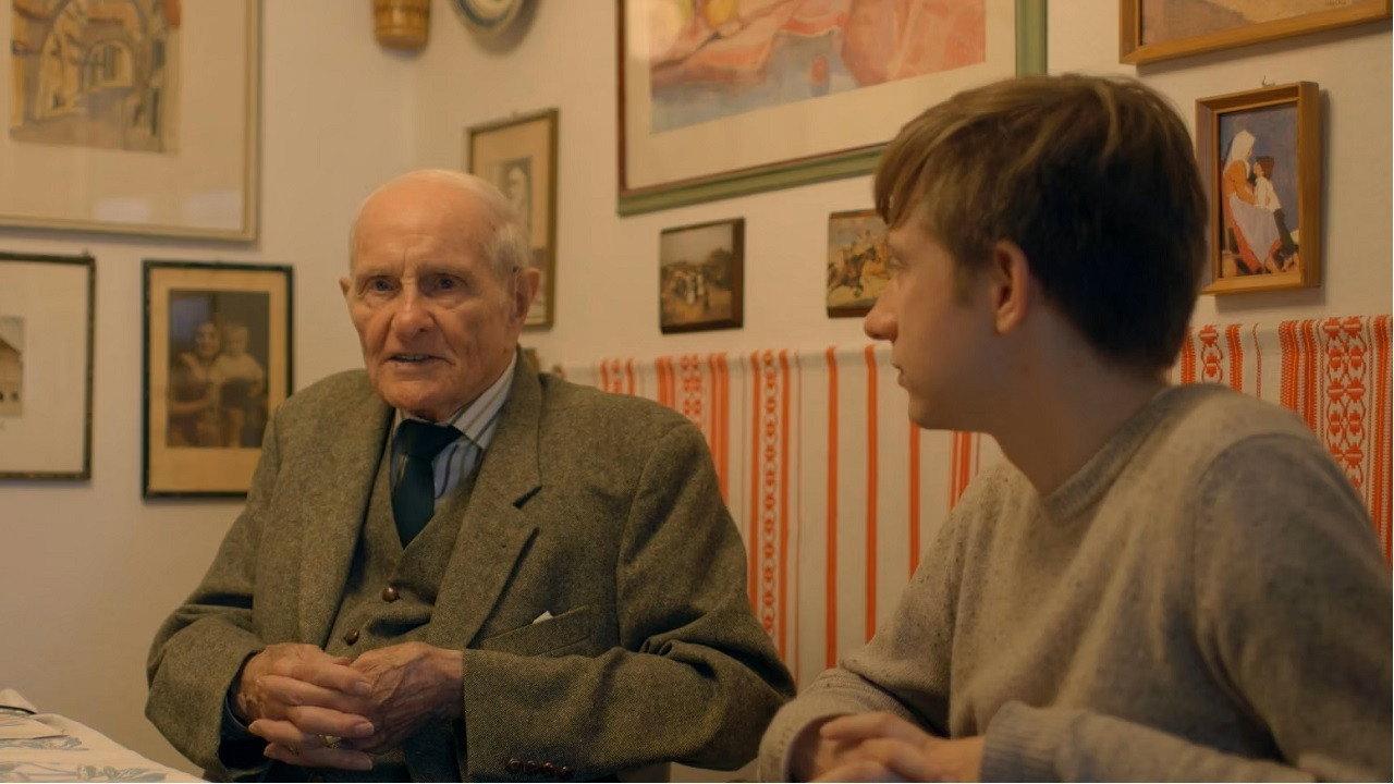 Conversation with Erich Haas 2014 movie scene