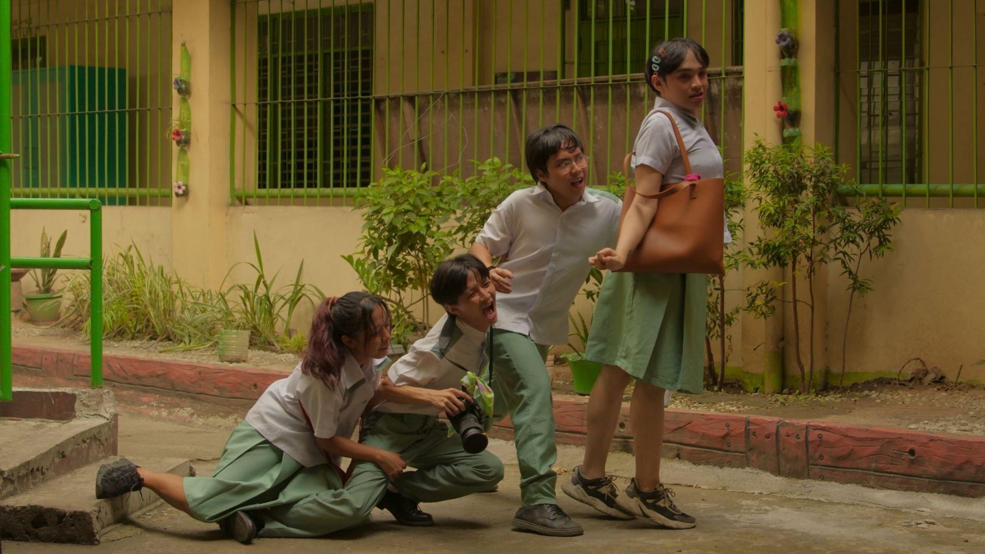 Leslie, Germie, Benjie, Trixie 2025 movie scene