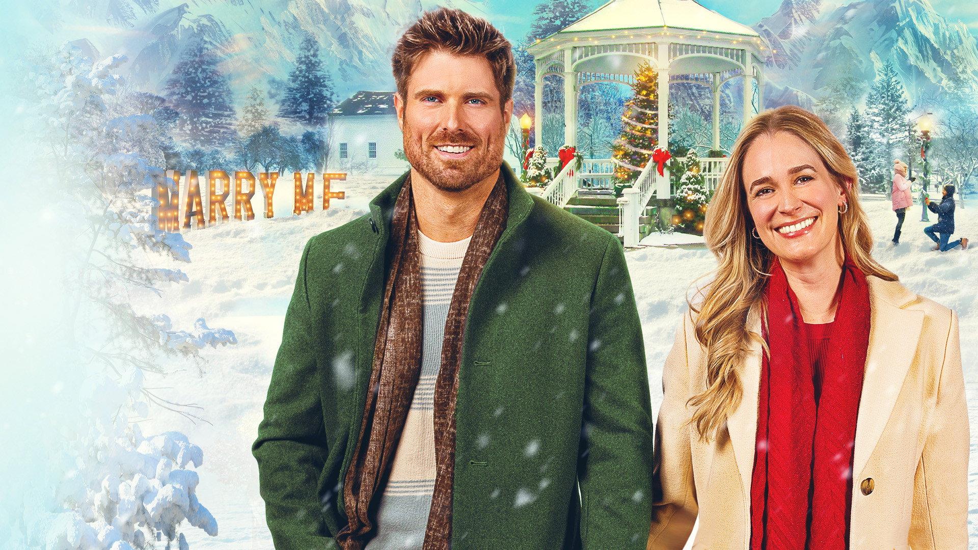 Engaged by Christmas 2024 movie scene