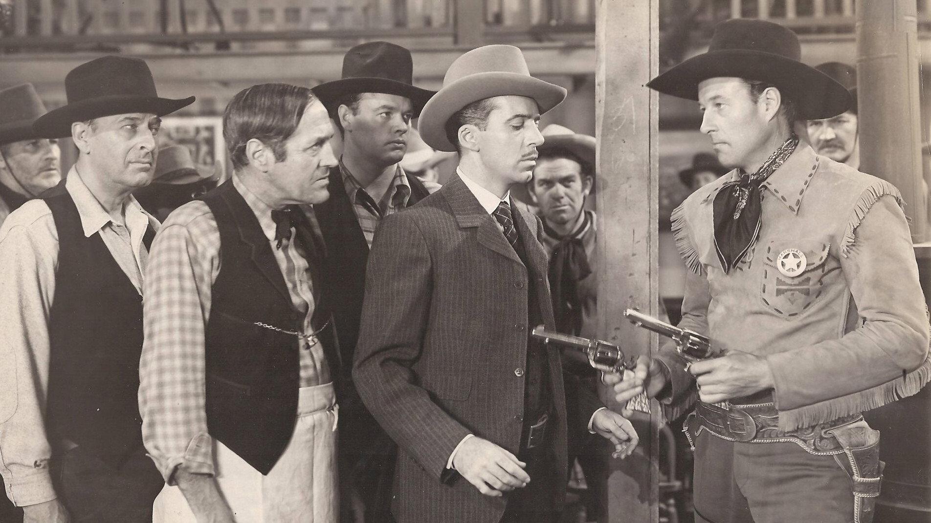 Roaring Frontiers 1941 movie scene