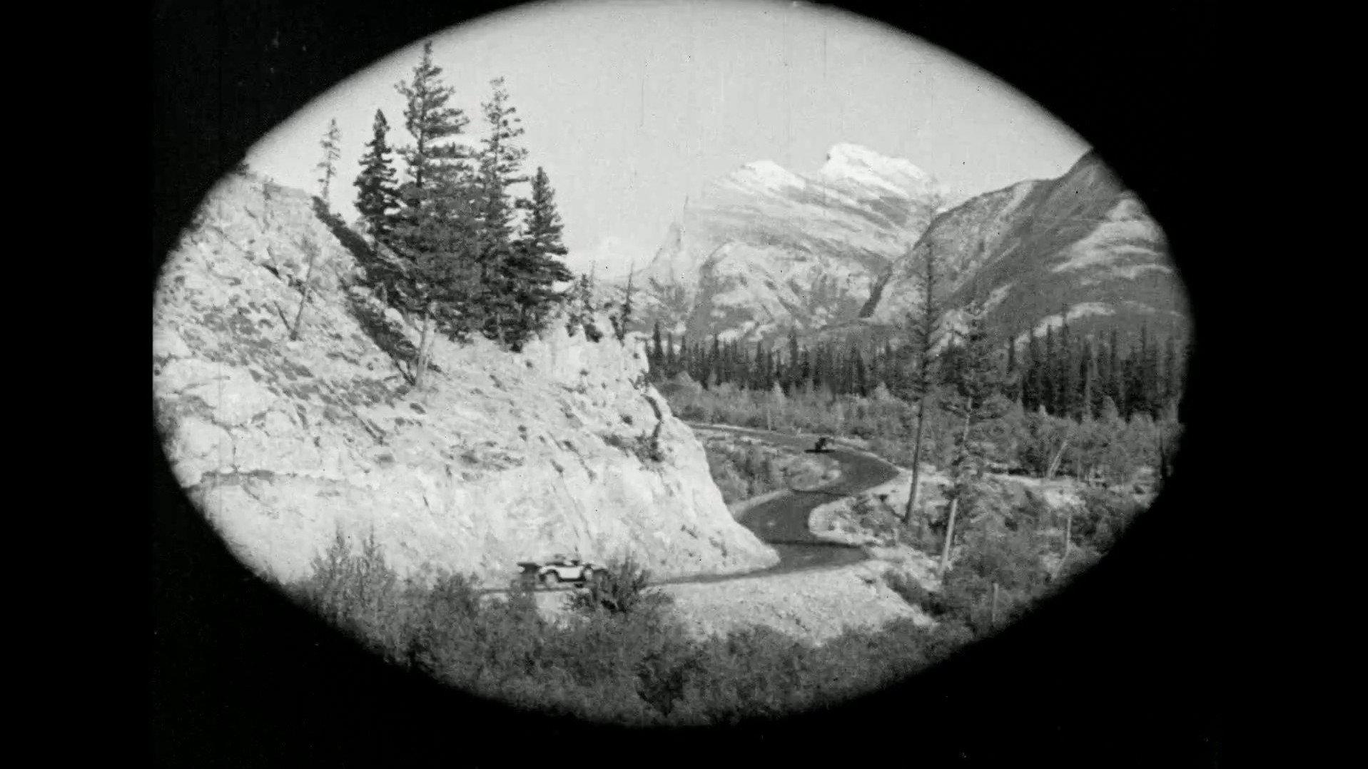 Through Mountain Gateways 1930 movie scene